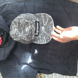 Get both for 250 supreme hat and windbreaker.Serious inquiries only